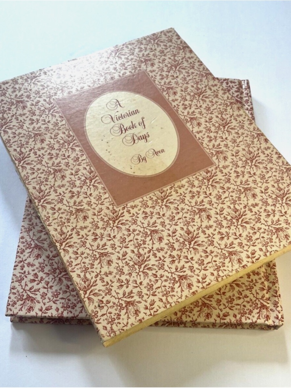 Avon Victorian Book of Days Decorative Journal - Cream and Brown